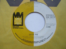 Silver Convention "Save Me" Midland Int. US 7" Single EX!