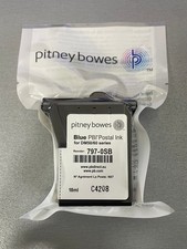 Pitney Bowes Blue PBI Postal ink For DM50/60 Series, Original Sealed Pack