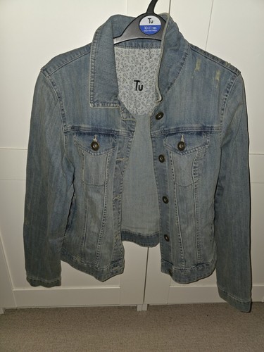 Blue denim jacket women - blue,