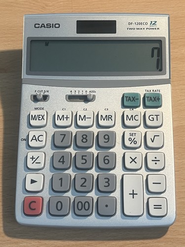 Casio 120eco tax - df-120eco, 12