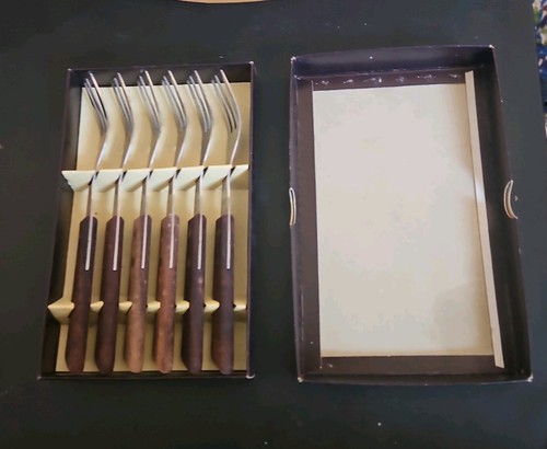 Stainless steel steak forks - stainless,