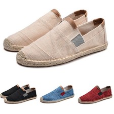 Mens Comfortable Flat Canvas