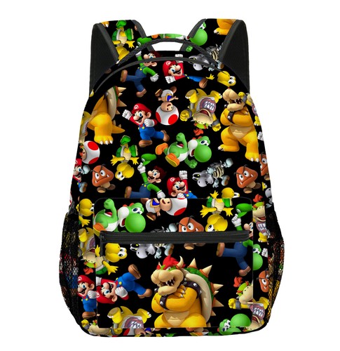 New anime super mario backpack - new,