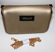 Versace Pafums Gold Clutch Bag / Crossbody / Shoulder Bag with detachable strap