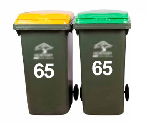 Wheelie rubbish garbage - wheelie,