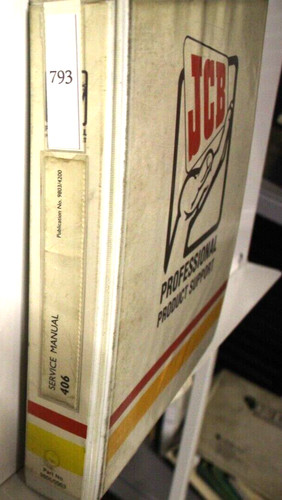 Jcb service manual - manual, 408