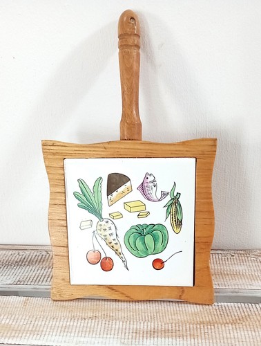 Vintage 60s 70s retro tile - 60s,
