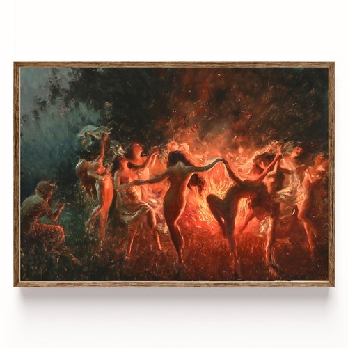 Joseph tomanek nymphs dancing - joseph,