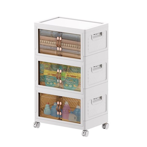 Tier stackable storage bins - 3,