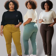 Womens Trousers Jeans Tapered