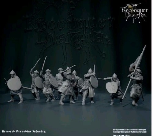 Wargaming 54mm 14th century