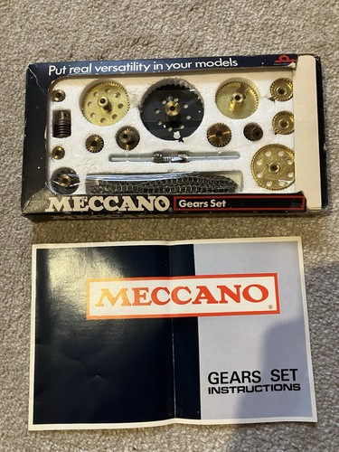 Meccano gears set original - set, in