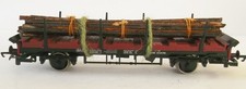 Hornby OO - BR Railfreight SAA AB Steel Carrier flat wagon w rusty rail load