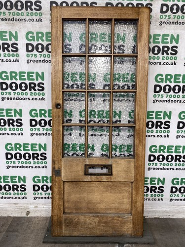 Solid oak front - solid, door