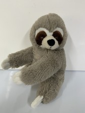 Wild Republic Sloth Grey Plush