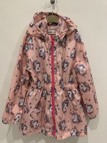 Girls pink unicorn hooded - pink,