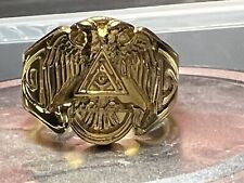 Masonic Ring SZ 10 Sterling