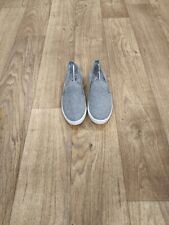 CEDAR WOOD STATE Men's Grey Canvas  Flat Slip On Shoes UK(8)EU(42) VSD-0053