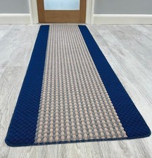 New Machine Washable Non Slip Mats Modern Colours Striped Kitchen Utility Runner