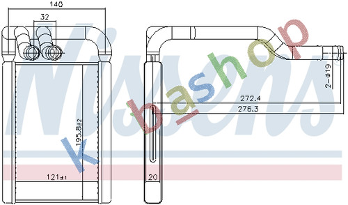 Heater fits kia - heater, picanto