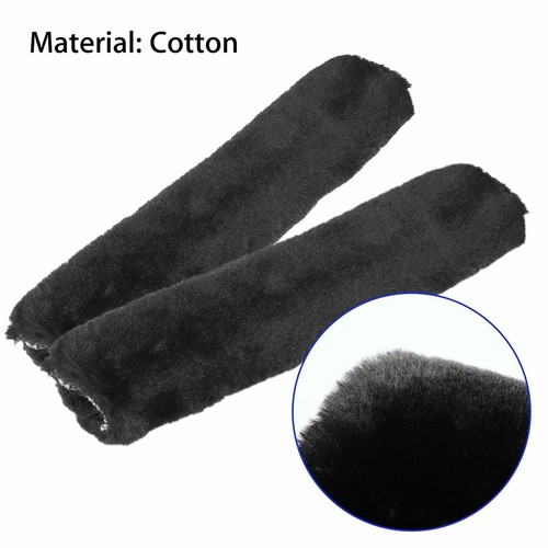 Soft fluffy black seat belt - fluffy,