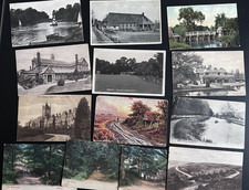 13 old postcards SURREY area