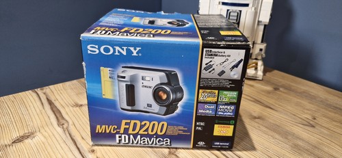Boxed sony mavica - boxed, disk