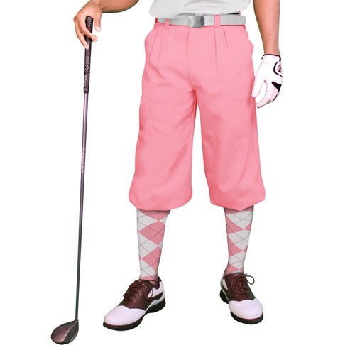 Golf knickers pink microfiber - golf,
