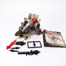 Transformers G1 SNARL Dinobots Vintage 1985 Hasbro Takara 100% Complete Damaged