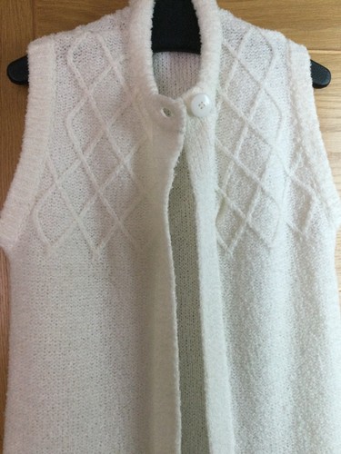 White longline sleeveless - white,