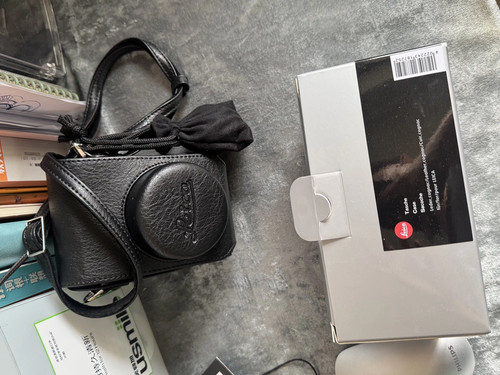 Leica real leather camera - leica,