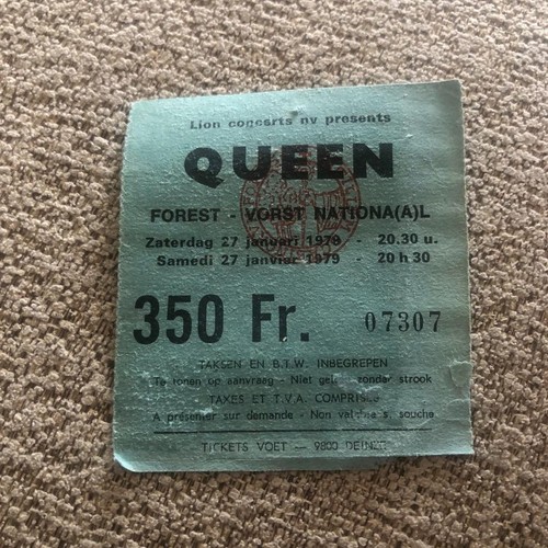 Queen ticket vorst national - vorst,