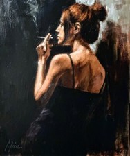 Fabian Perez, "Full Moon Empty