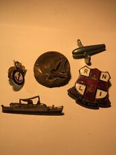 5 x NAVAL NAUTICAL Ship Badges