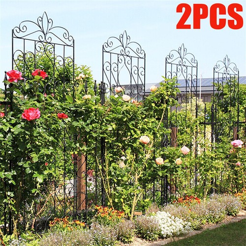 Large metal garden trellis - 2x,