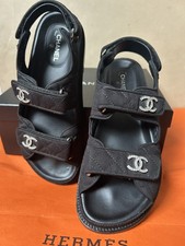 Chanel Dad Sandals Black