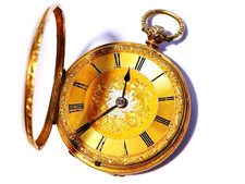 1863 hallmarked 18ct gold - 18ct,