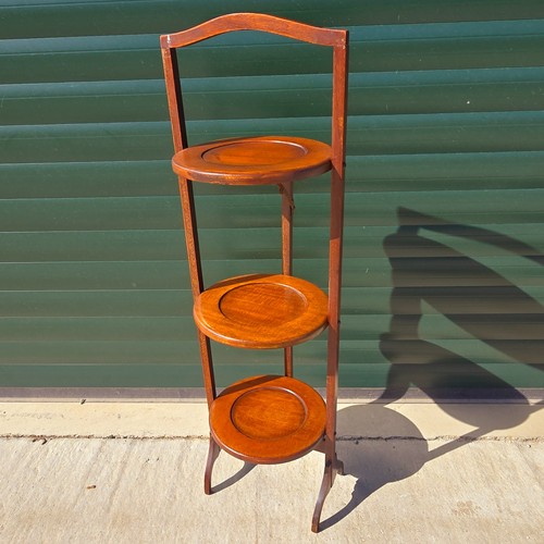 Tier vintage folding wooden - vintage,
