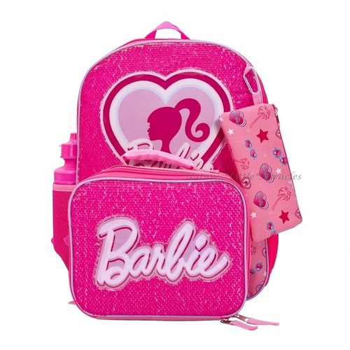 Barbie backpack lunch box bag - barbie,