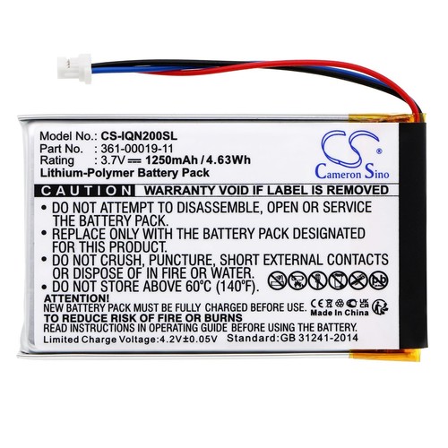 1250mah battery for - for, garmin