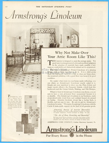 1919 armstrong linoleum - 1919,