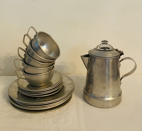 Vintage antique tin child - antique, child's