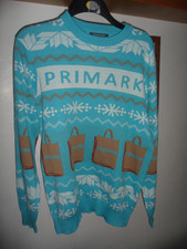 primark  Christmas JumperL Novelty Xmas Jumper UK  sz large new