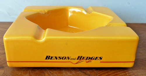 Benson hedges yellow pottery - &,