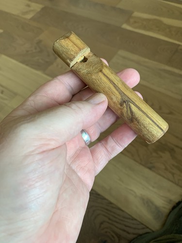 Wooden whistle hand carved - whistle,