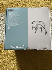 B&Q - ETEL - BATH SHOWER MIXER DECK MOUNTED - USED/NEW - SHOWER HOSE INCLUDED