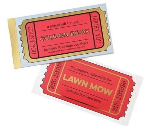 Father day coupon book 10 - father's,