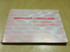 Honda CB 250 RS Owner's Manual