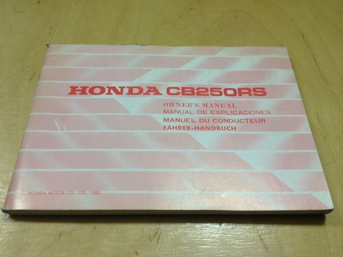 Honda 250 owner - honda, owner's