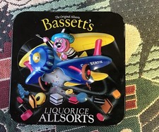 Vintage 1999 Bertie Bassett in a plane Tin (Bassetts liquorice Allsorts)